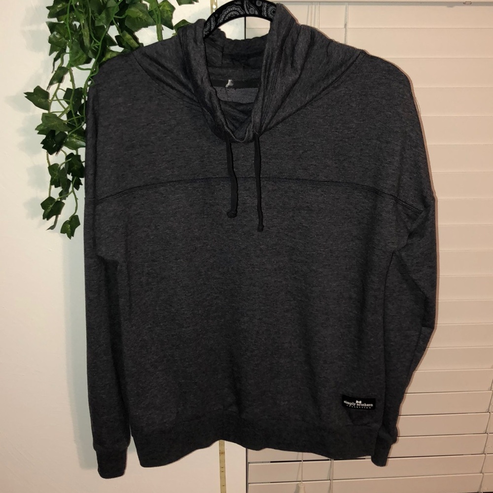 Dark Blue long sleeve with Cow neck